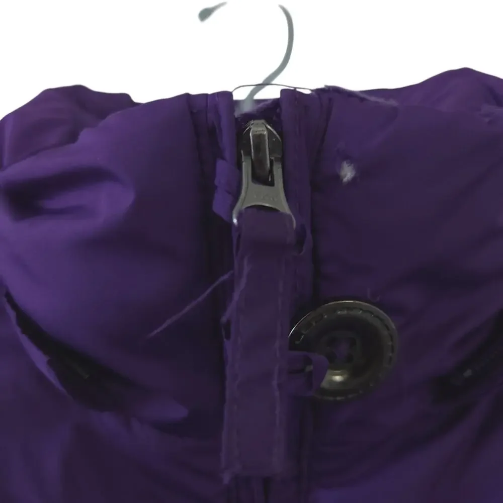Jonathon Stone Girls Purple Puffer Jacket Medium 10/12 Winter Jacket Zip Up
